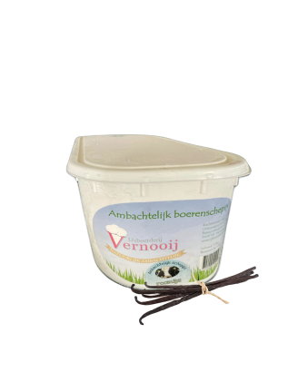 Vanille ijs, bak 2,5 liter, IJsboerderij Vernooij (1x_25_liter_vanille_ijs)