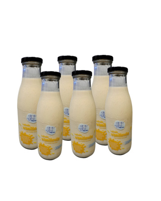 Kalfvolle vanille vla, 6 x 0,75 liter, BIO, Boerderij Boterhuys, Warmond (6x_kalfvolle_vanille_vla)