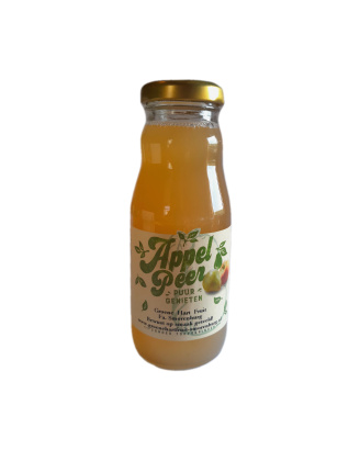 Appel/peersap, 15x 200 ml flesjes, Smorenburg, Woerden (appel-peer_sap_smorenburg_200_ml)