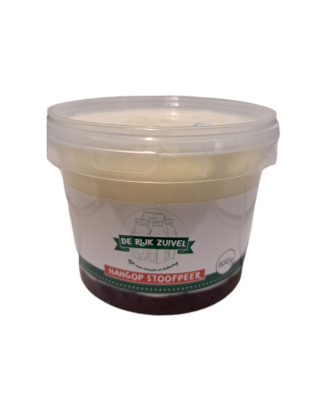 Hangop Stoofpeer, 6 x 650 gram, De Rijk Zuivel, Alphen aan den Rijn (hangop_stoofpeer)