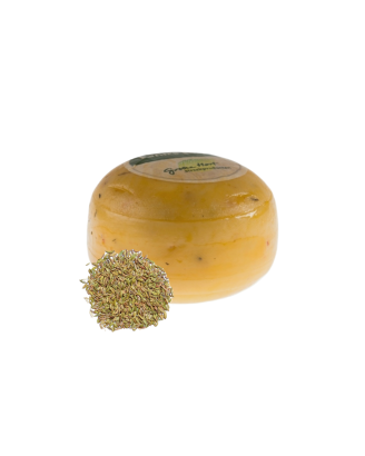 Stukskaasje rauwe melk 1 kilo Komijn, Martijn Sparnaaij, Hazerswoude-dorp (kaas_sol_komijn)